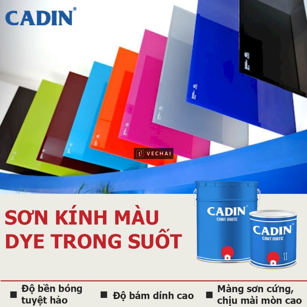 1 thùng Sơn kính Cadin A390 trong nhà  các màu (2Tp) cho bề mặt kính (kiếng) giá bao nhiêu hiện nay