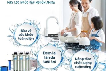 Hệ thống cột lọc tổng nước đầu nguồn Amida