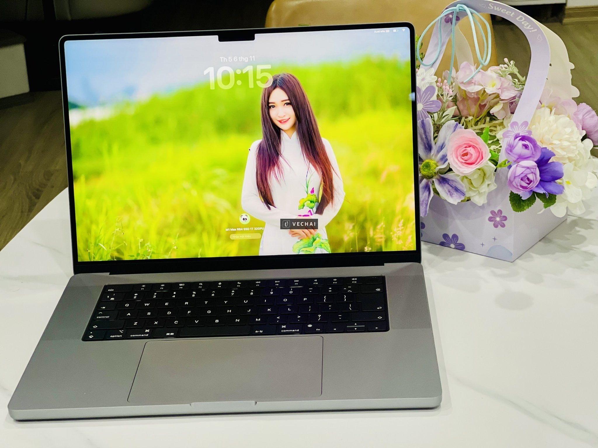 " MacBook Pro 16" – Gray – M1 Max/64/1TB/32GPU – Công nghệ tiên tiến chỉ 34tr990k!"