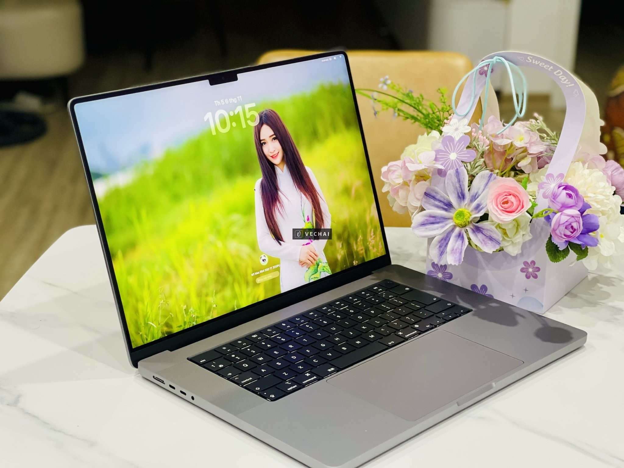" MacBook Pro 16" – Gray – M1 Max/64/1TB/32GPU – Công nghệ tiên tiến chỉ 34tr990k!"