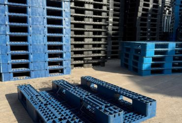 Xả Hàng Pallet Nhựa Màu Xanh – Size 1200x1000x150mm