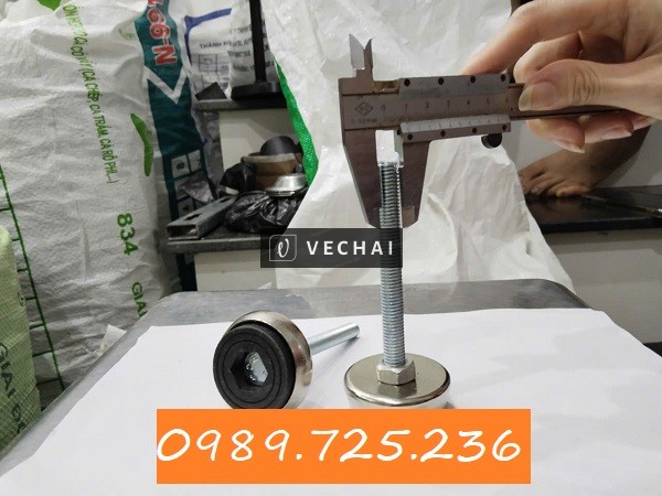 Tác  dụng của chân  tăng bọc sắt M10?