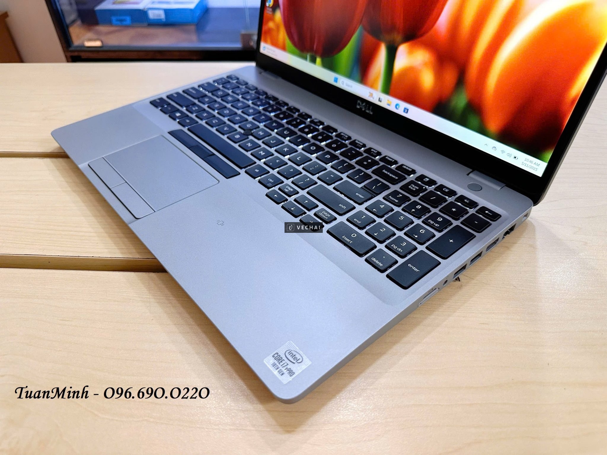 Dell Latitude 5511 – Core i7 10850H – RAM 16GB – SSD 512GB – 15.6" FULL HD C.Ứ – phím số làm kế toán