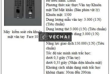 Máy chấm công  vân tay   Senfa 4A