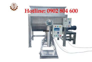 Máy trộn bột khô tích hợp vít tải cân định lượng