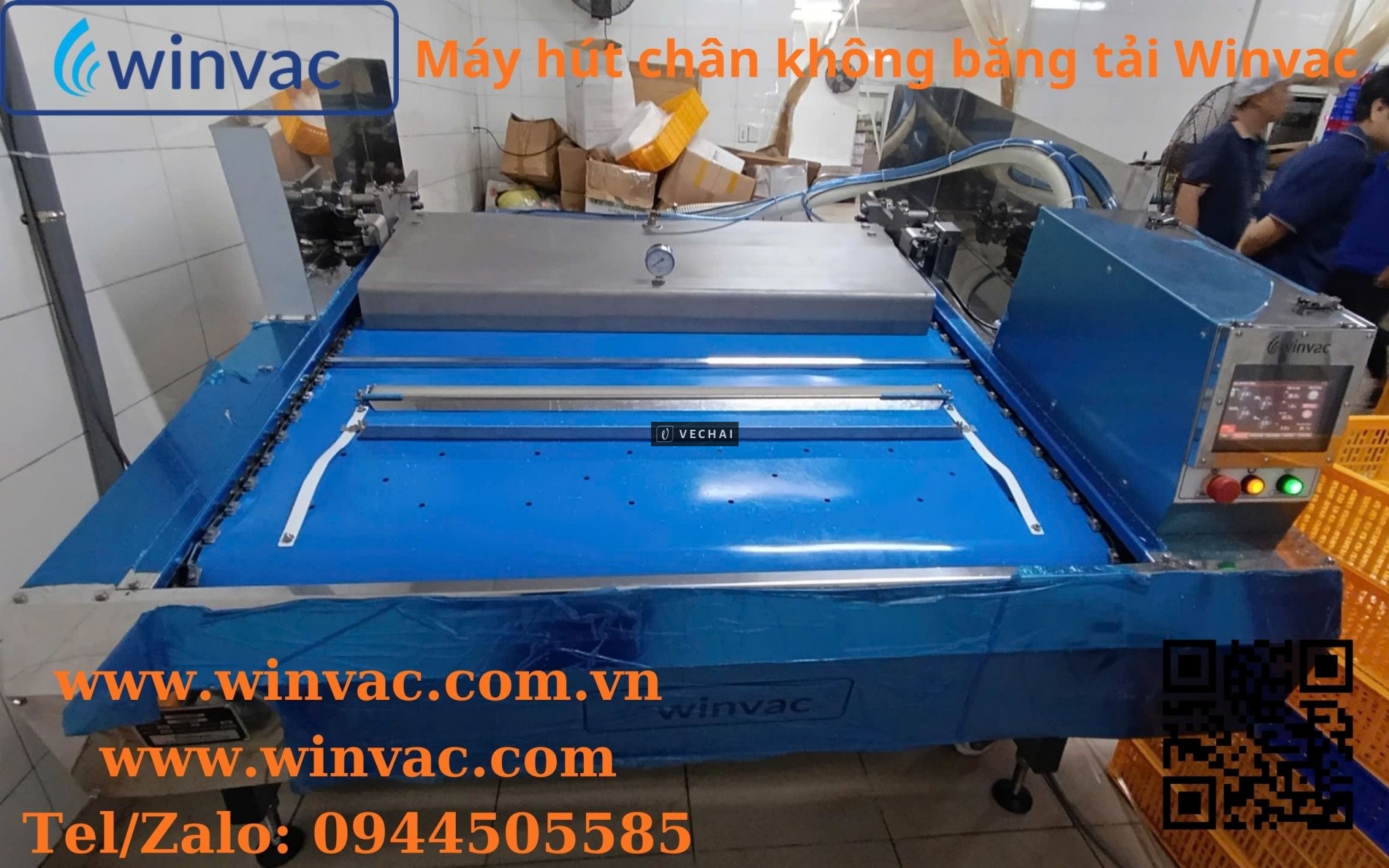 Máy hút chân không băng tải VBM 500 Series