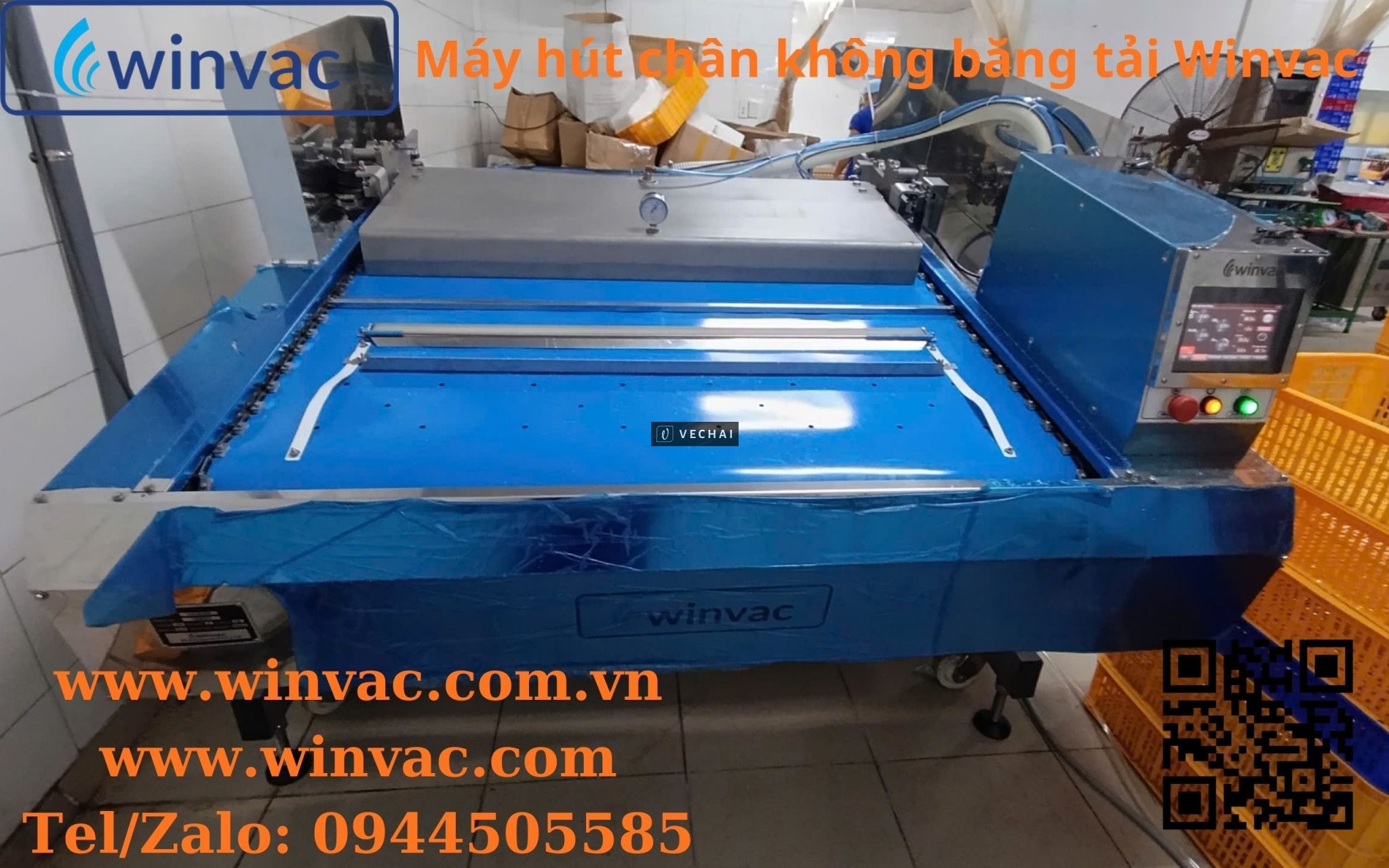 Máy hút chân không băng tải VBM 500 Series