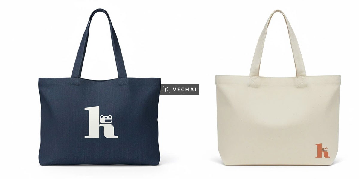 Túi Tote Vải Canvas Đen – Phụ Kiện Tiện Lợi, Thời Trang Mới 2025