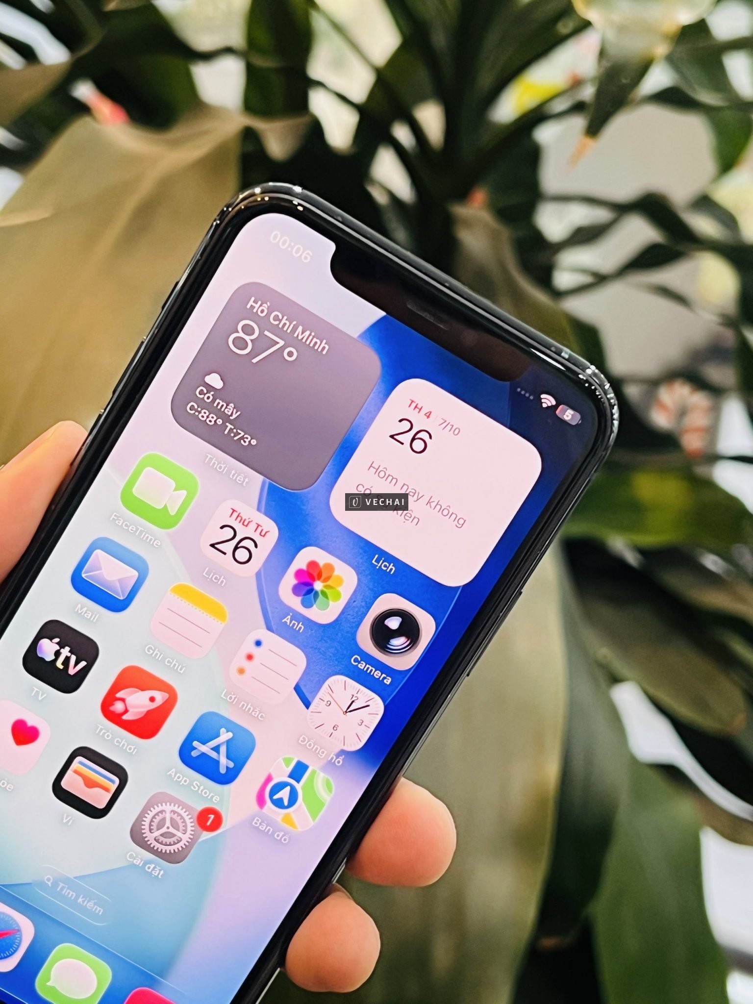 IPHONE 11 PRO 64G 2 SIM VẬT LÝ –  Máy nguyên zin 100%, đã thay pin mới 100% dung lượng – Bản 2 Sim v