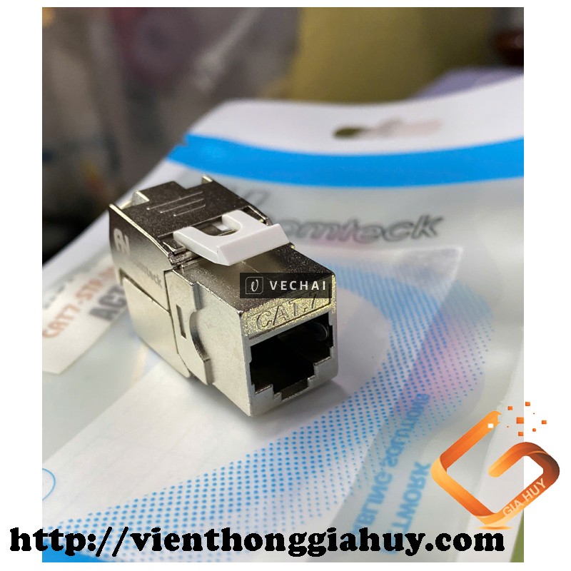 Ổ cắm RJ45 đa năng CAT7 FTP Shielded có chống nhiễu (100/1000) Ancomteck , mã ACT-S7-T002