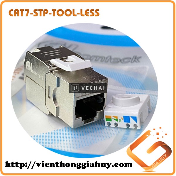 Ổ cắm RJ45 đa năng CAT7 FTP Shielded có chống nhiễu (100/1000) Ancomteck , mã ACT-S7-T002