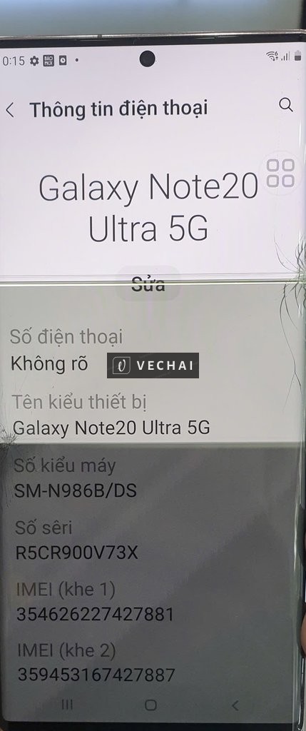 Bán Màn ss note 20utr xác