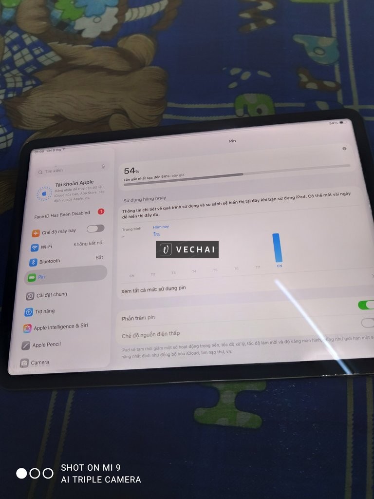 Bán Ipad pro m1 11 in màn sọc chữa cháy
