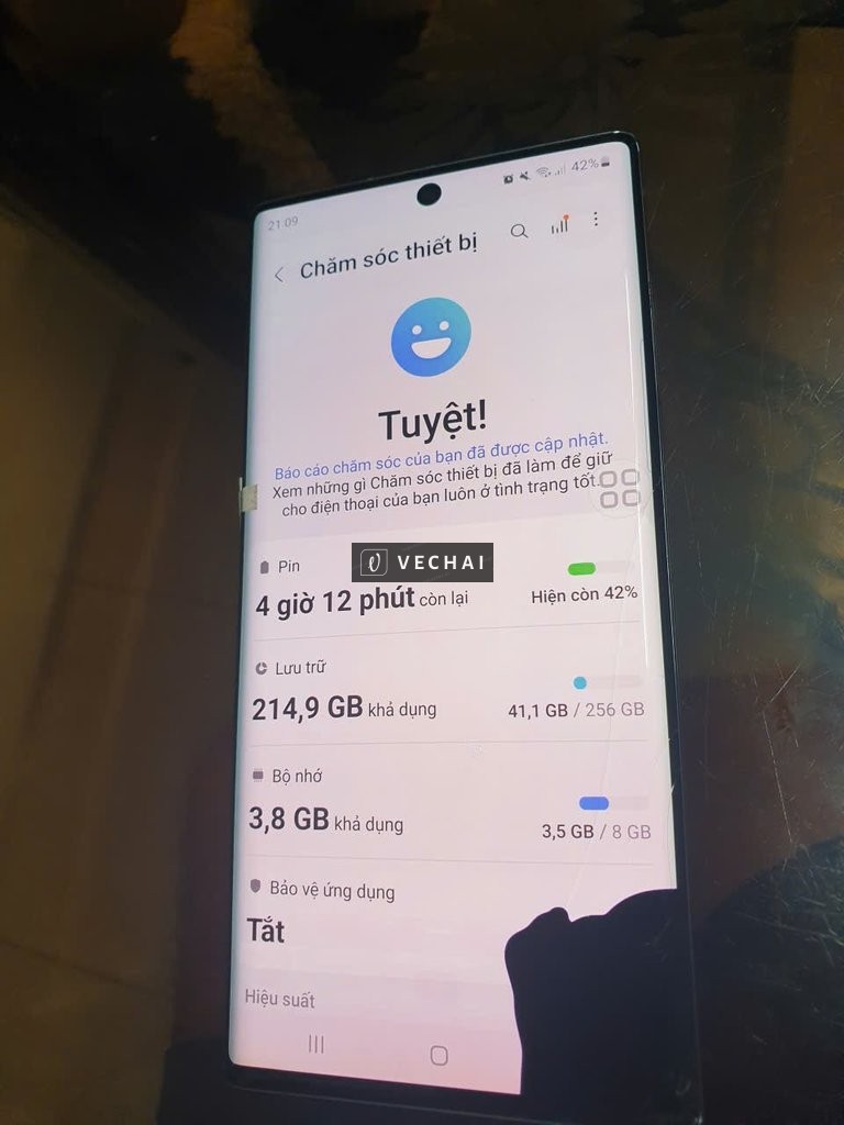Bán Xác samsung note 10 bể màn còn dùng tạm được