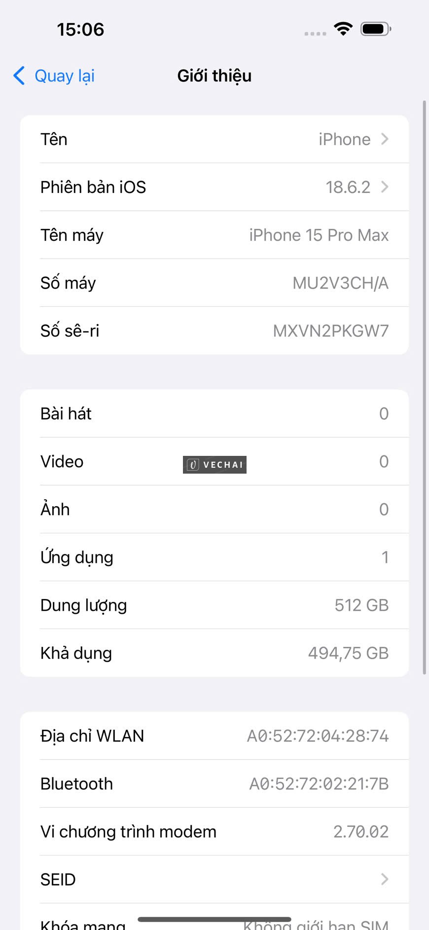 IPHONE 15 PRO MAX 512GB BẢN 2 SIM VẬT LÝ FULLBOX  – Bản 2 sim vật lý siêu tiện lợi bác nào dùng 2 si