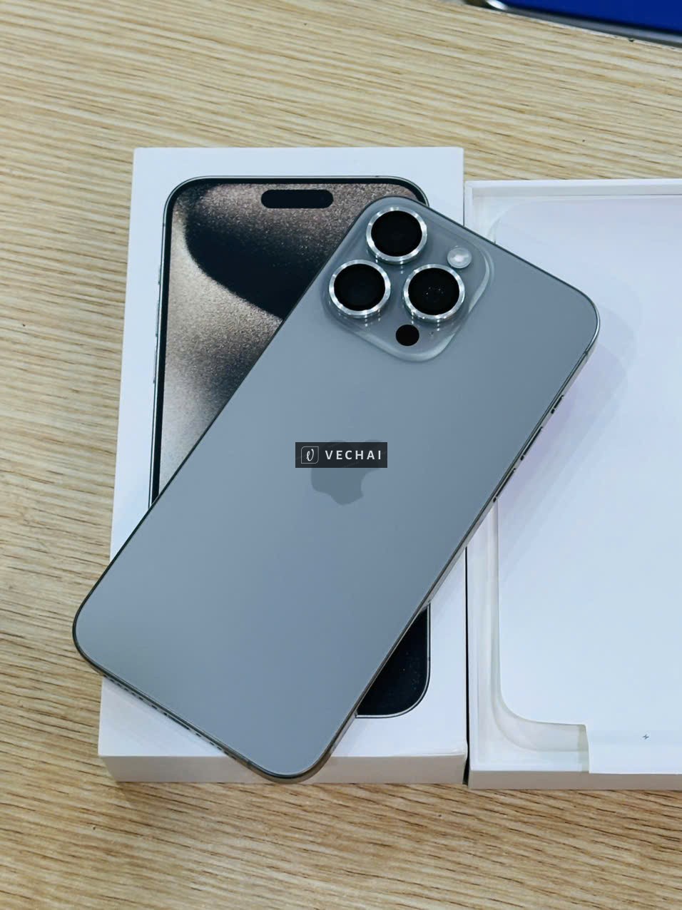 IPHONE 15 PRO MAX 512GB BẢN 2 SIM VẬT LÝ FULLBOX  – Bản 2 sim vật lý siêu tiện lợi bác nào dùng 2 si