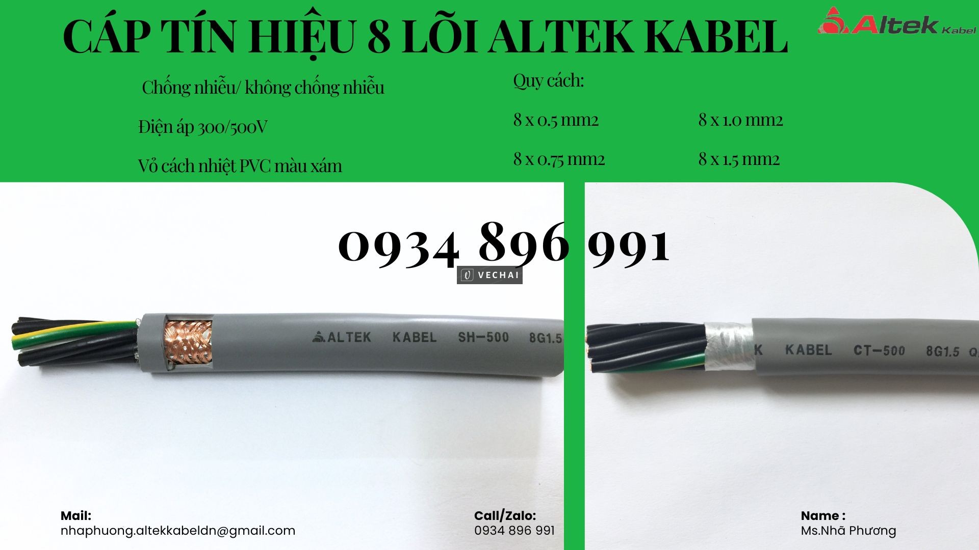 Cáp Điều Khiển 8 Lõi Chống Nhiễu Đà Nẵng, Hà Nội, Hồ Chí Minh