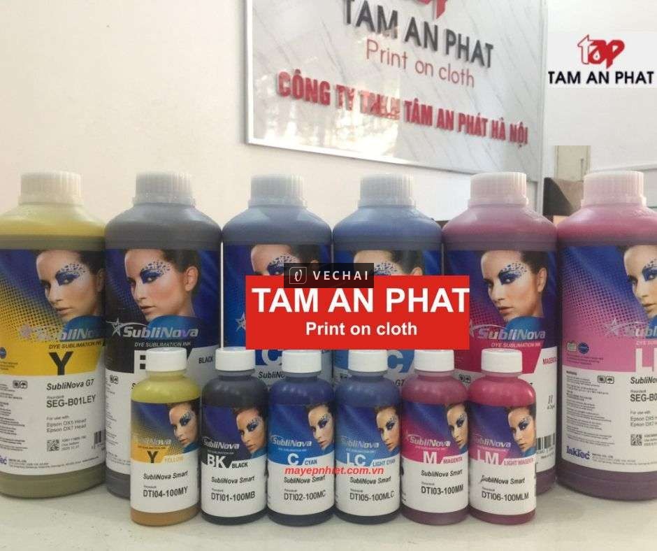 Bán mực in chuyển nhiệt Inktec 100ml, 1 Lít