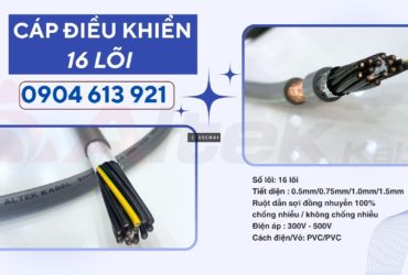Cáp điều khiển 16×0.5/16×0.75/16×1.0/16×1.5 Altek Kabel chính hãng nhập khẩu
