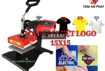 Máy ép nhiệt logo 15×15