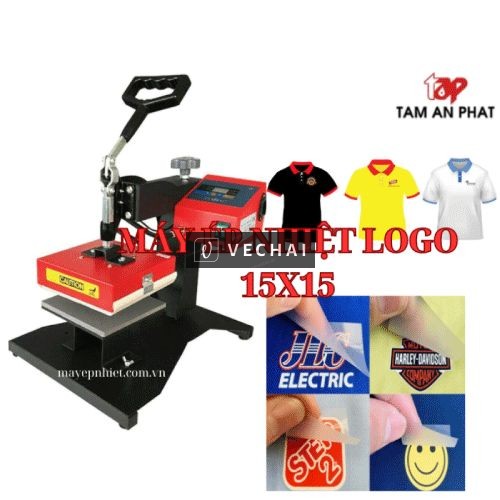 Máy ép nhiệt logo 15×15
