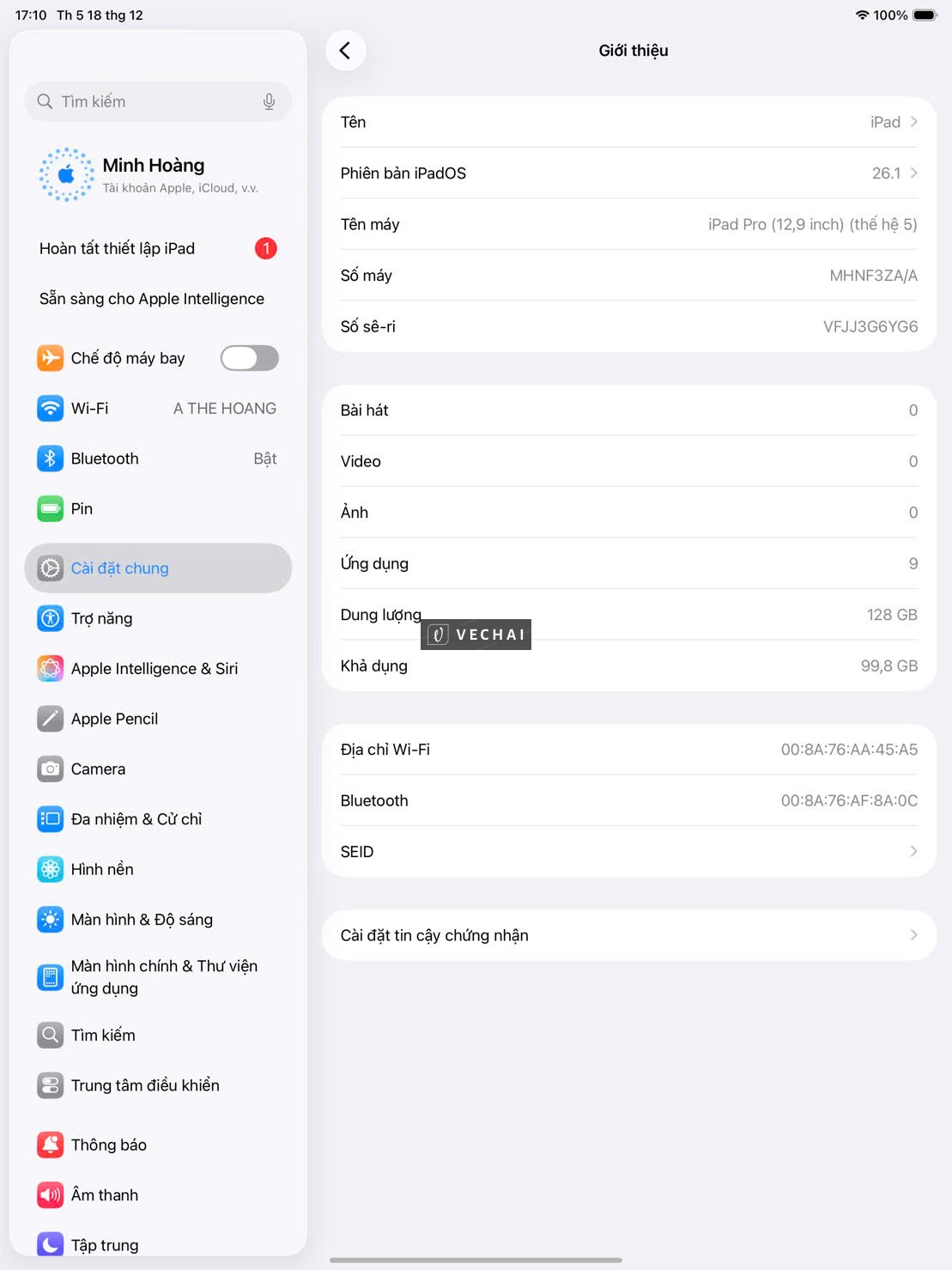 IPAD PRO 12.9 M1 128GB WIFI CHÍNH HÃNG SIÊU TIỆN LỢI. MÀN HÌNH MINI LED SIÊU SÁNG – Hiển thị rực rỡ,