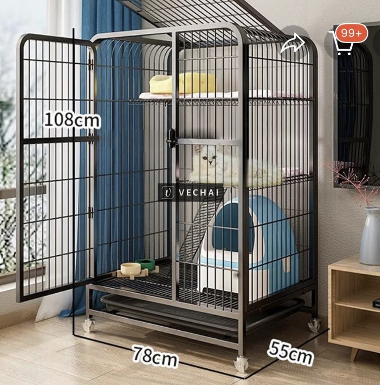 Thanh Lý chuồng chó mèo mầu đen