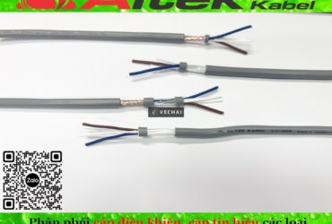 Altek Kabel: Cáp tín hiệu 2 lõi 0.75 bọc kim chống nhiễu