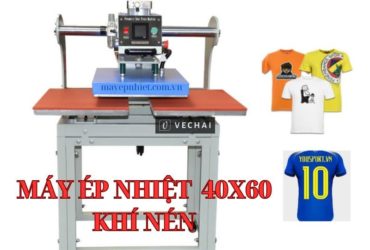Máy Ép Nhiệt Khí Nén Tự Động 40x60cm – Hàng Chính Hãng, Gía Tốt