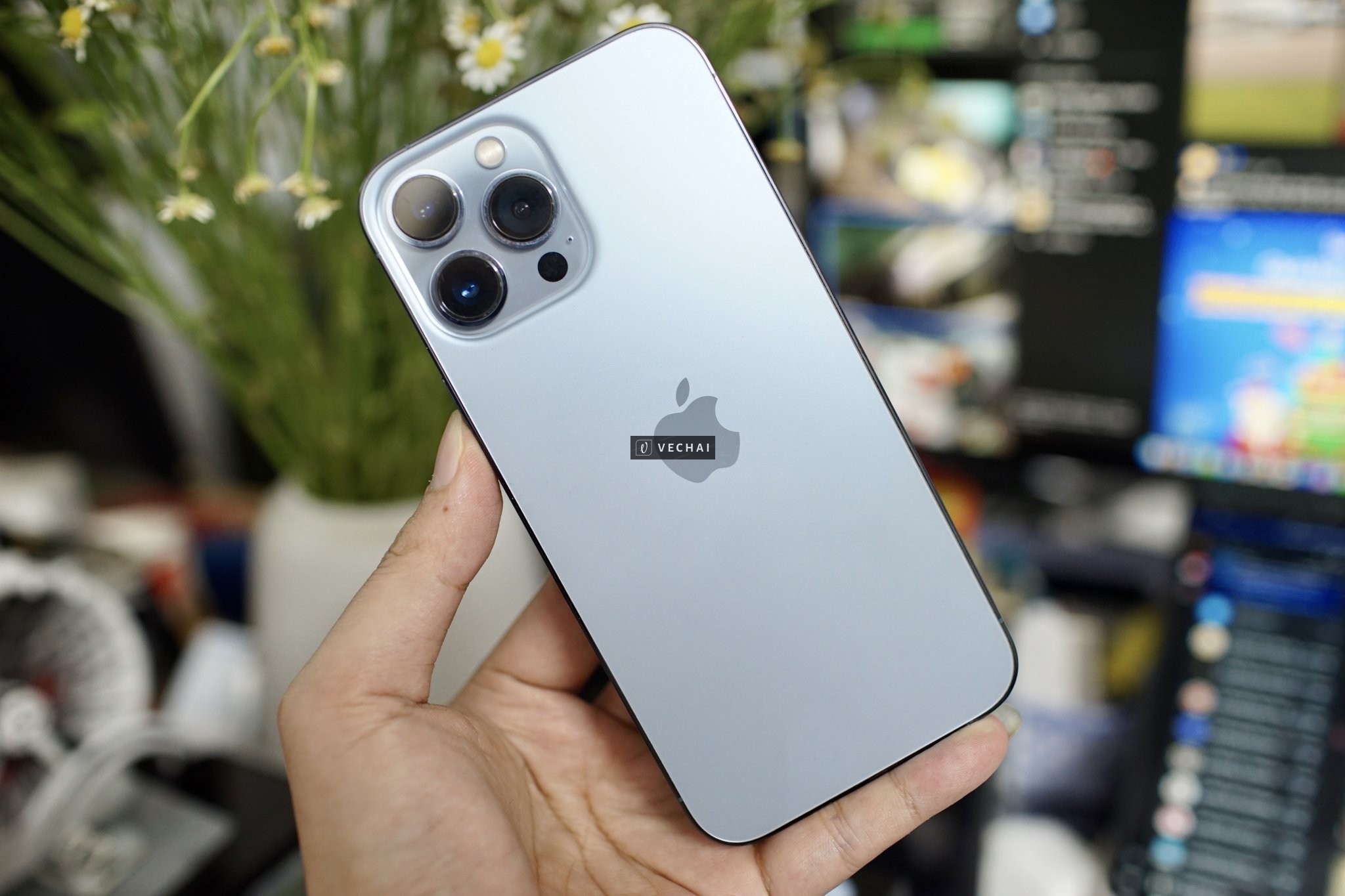 iPhone 13 ProMax blue 256Gb – chính hãng VN/a 2 sim, thay màn JK…