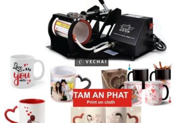 Máy ép nhiệt cốc – in cốc sứ, in logo, quà tặng