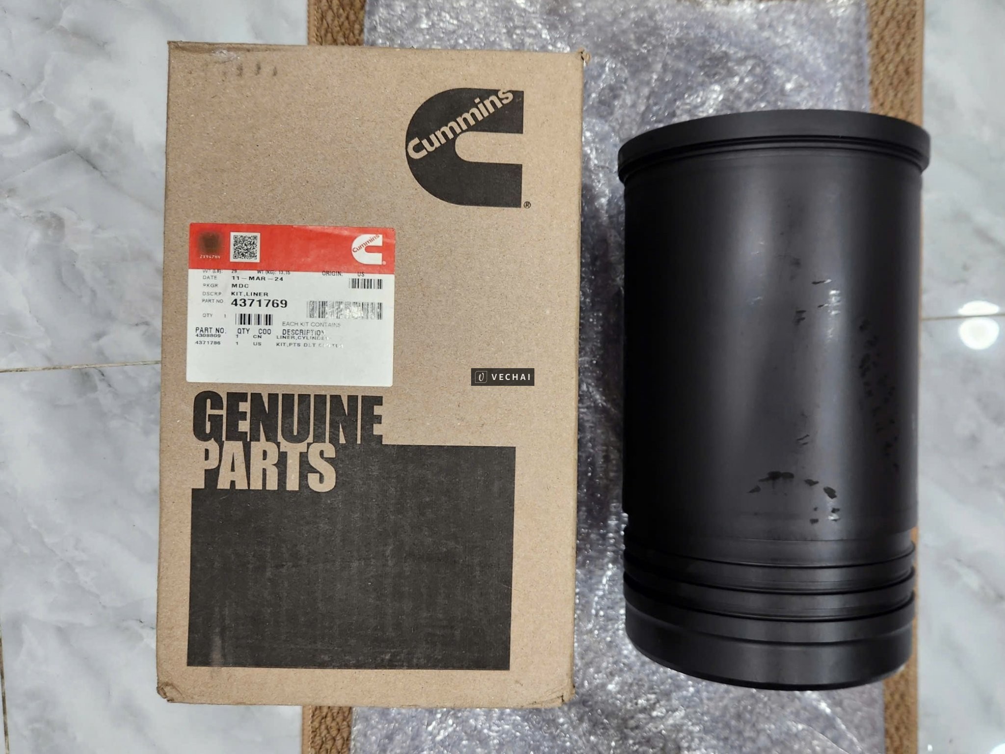 4371769 Sơ Mi – Liner Kit Cummins K19 / QSK19 Chính Hãng