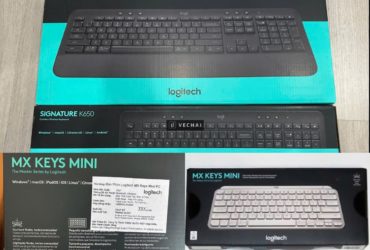 2 bàn phím Logitech mới tinh 100%, giá thanh lý rẻ giật mình