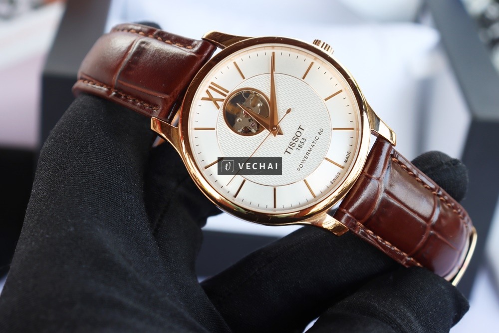 ĐH Nam Tissot Tradition Open Heart T063.907.36.038 .00 – Powermatic 80 – Size 40mm