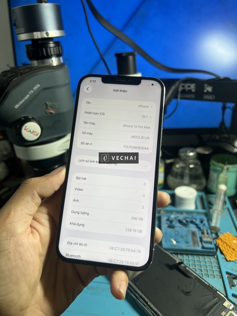 Bán 12prm 256g bypass