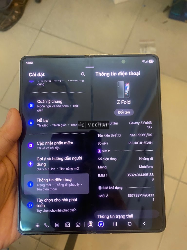 Bán Ss Zford 3 256gb máy đẹp mực góc màn ngoài