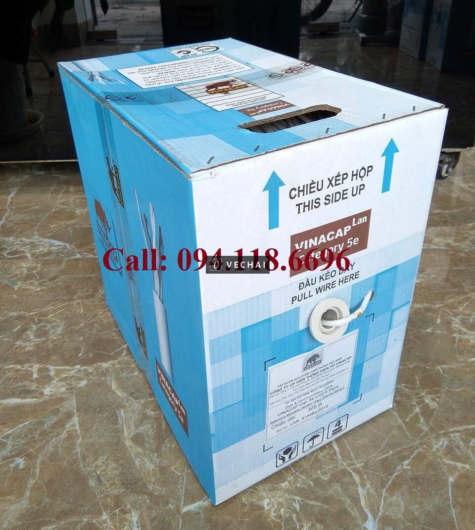 Chuyên phân phối Cáp mạng Cat7/ Cat8 chống nhiễu, cáp mạng Cat5-Cat6 hãng Vinacap
