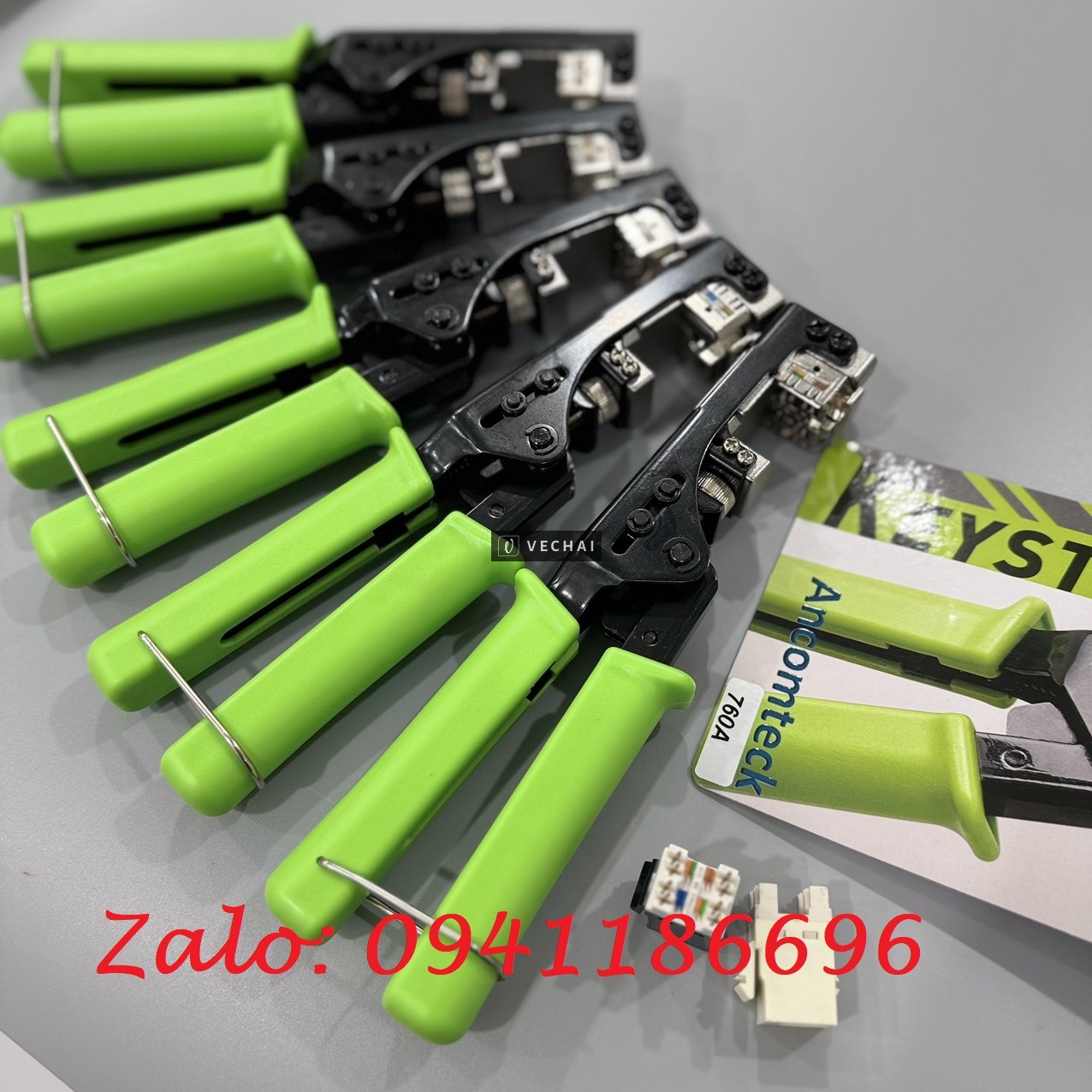 Sẵn kho kìm nhấn nhân mạng chuẩn thẳng, ngang hãng Ancomteck