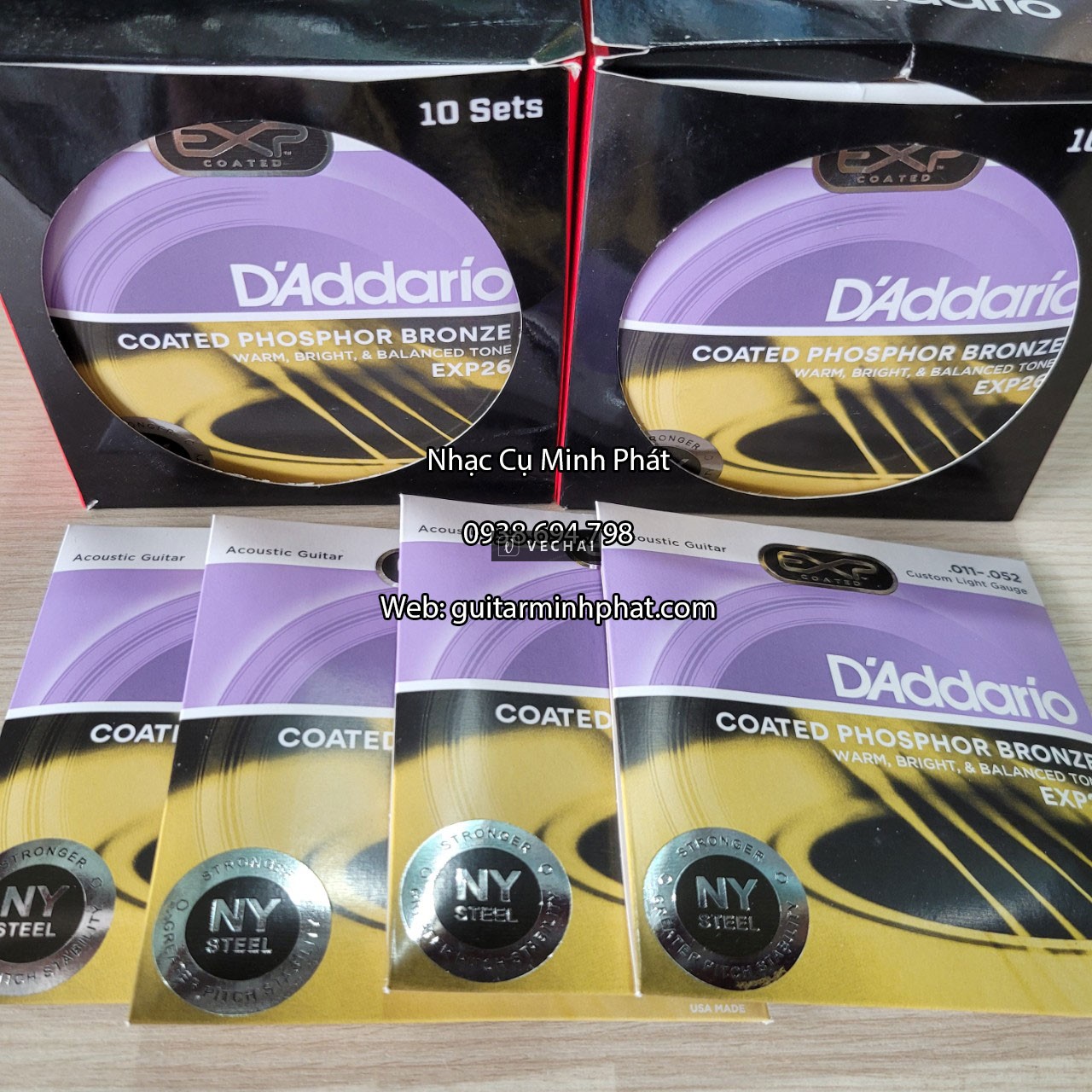 Bán dây đàn guitar acoustic chính hãng TPHCM – Thay dây , vệ sinh đàn, cân chỉnh đàn miễn phí