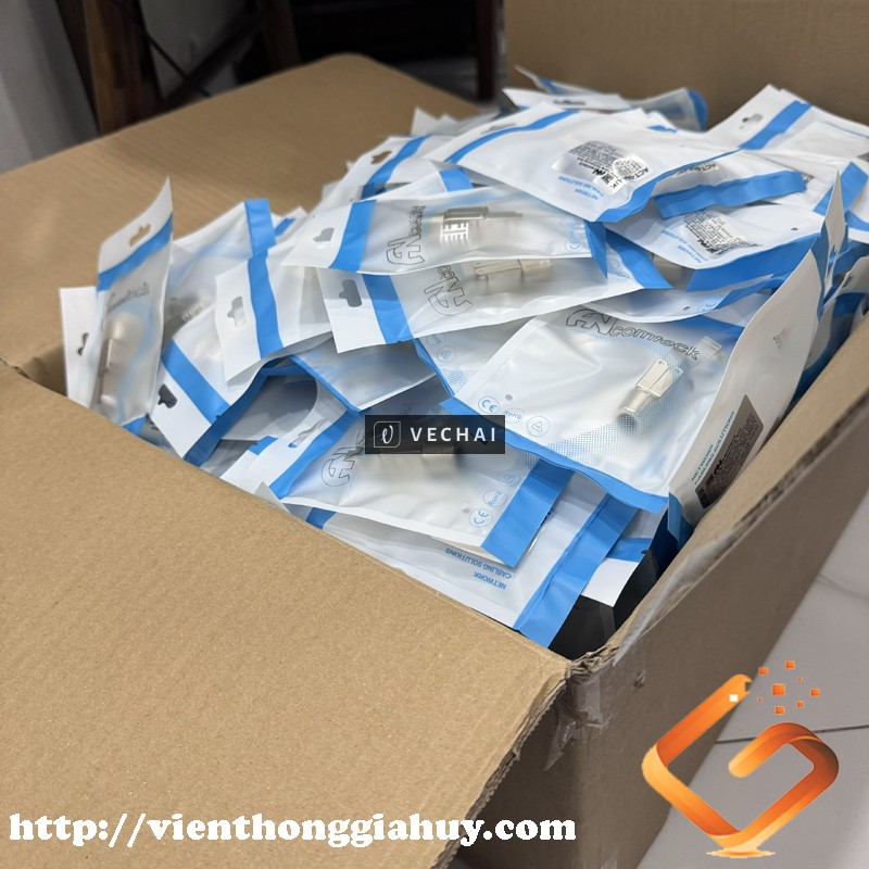 Hạt CAT6A không dùng TOOL Ancomteck chuẩn công nghiệp , mã hiệu ACT-S6A-UK