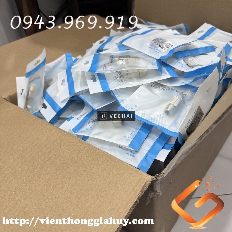 Hạt CAT6A không dùng TOOL Ancomteck chuẩn công nghiệp , mã hiệu ACT-S6A-UK