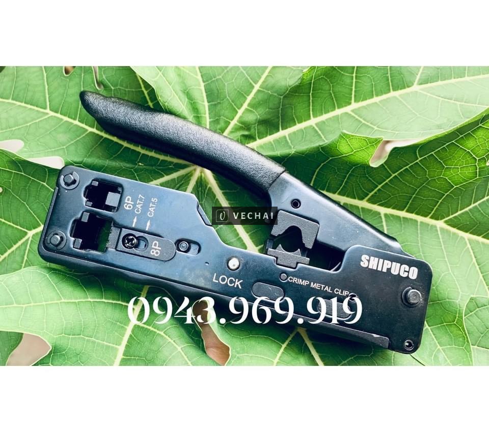 Kìm bấm mạng đa năng Cat6A/Cat7/Cat8 Shipuco