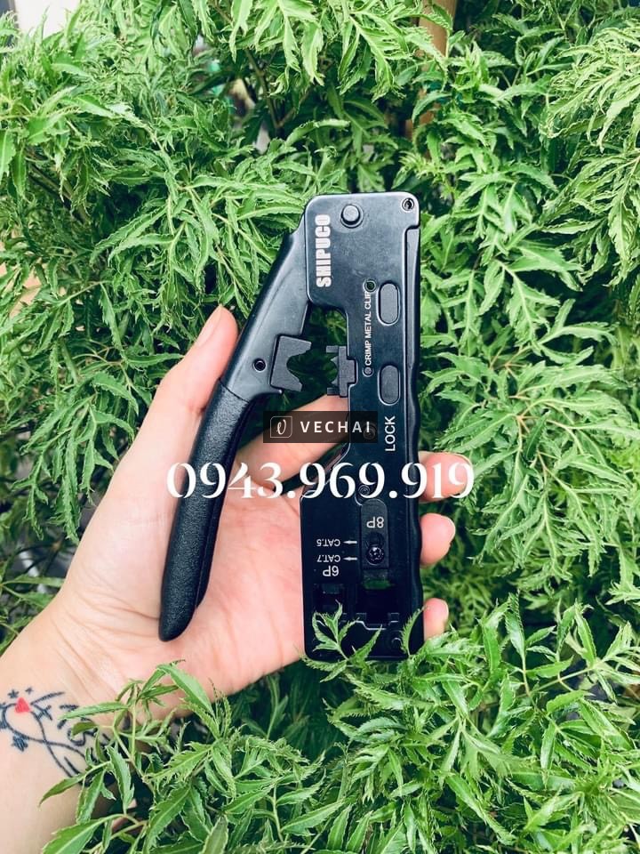 Kìm bấm mạng đa năng Cat6A/Cat7/Cat8 Shipuco