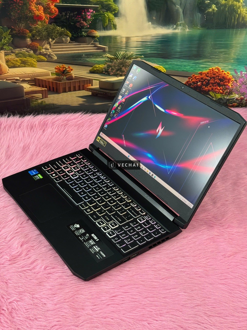 Laptop Acer Gaming Nitro 5 AN515-57-56S5 i5-11400H 8GB 512GB GTX™ 1650 4GB 15.6" FHD Win 11 Đen