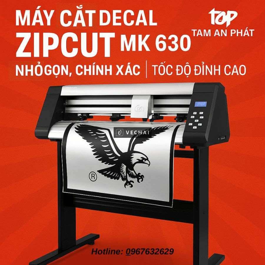 BÁN MÁY CẮT DECAL ZIPCUT MK630 – KHỔ 60CM, CHẠY ỔN ĐỊNH, GIÁ TỐT