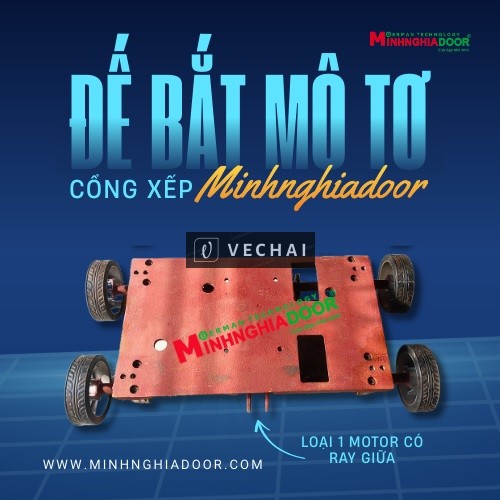 Đế bệ motor cổng xếp