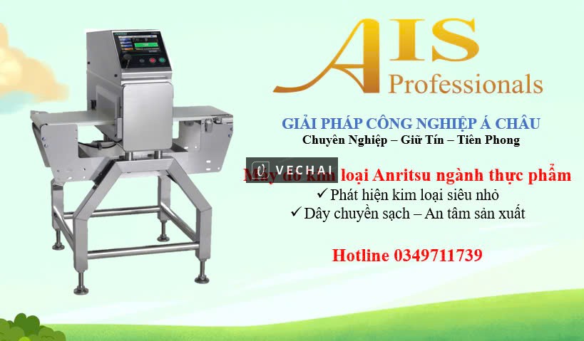 Máy dò kim loại Anritsu – Giải pháp kiểm tra kim loại độ nhạy cao cho sản xuất