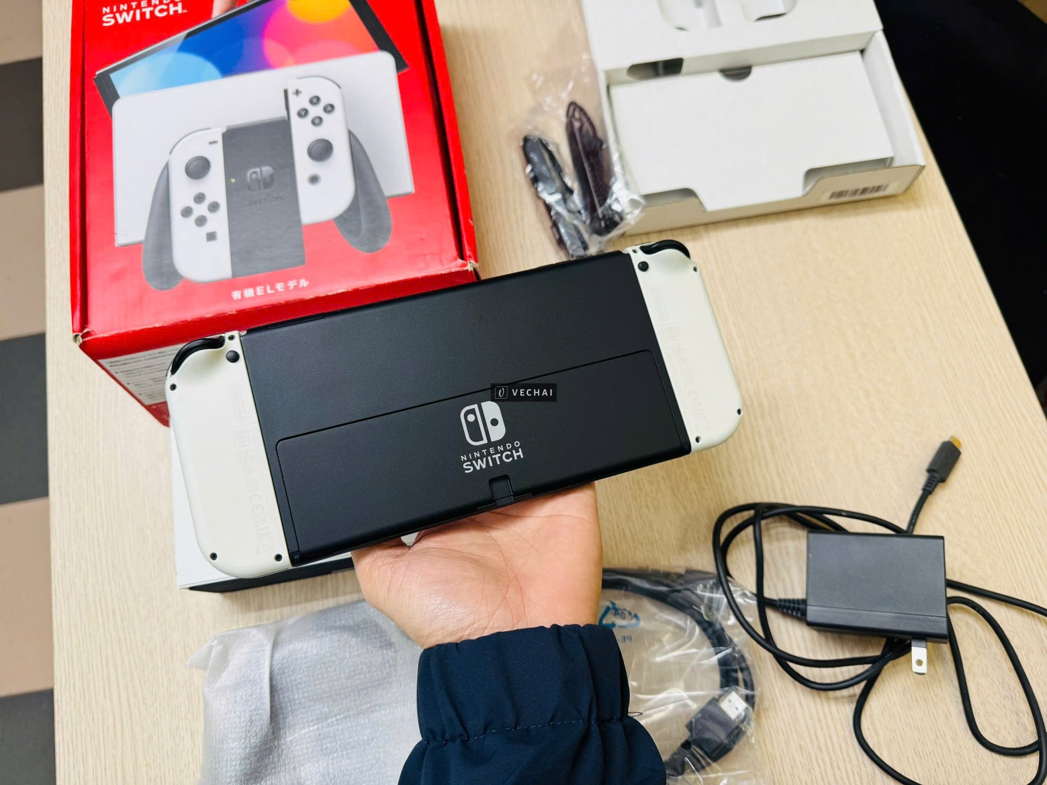 Nintendo switch OLED HACK THẺ 256GB FULLBOX cài sẵn game cho ae  – Máy đủ joycon với phụ kiện như ản