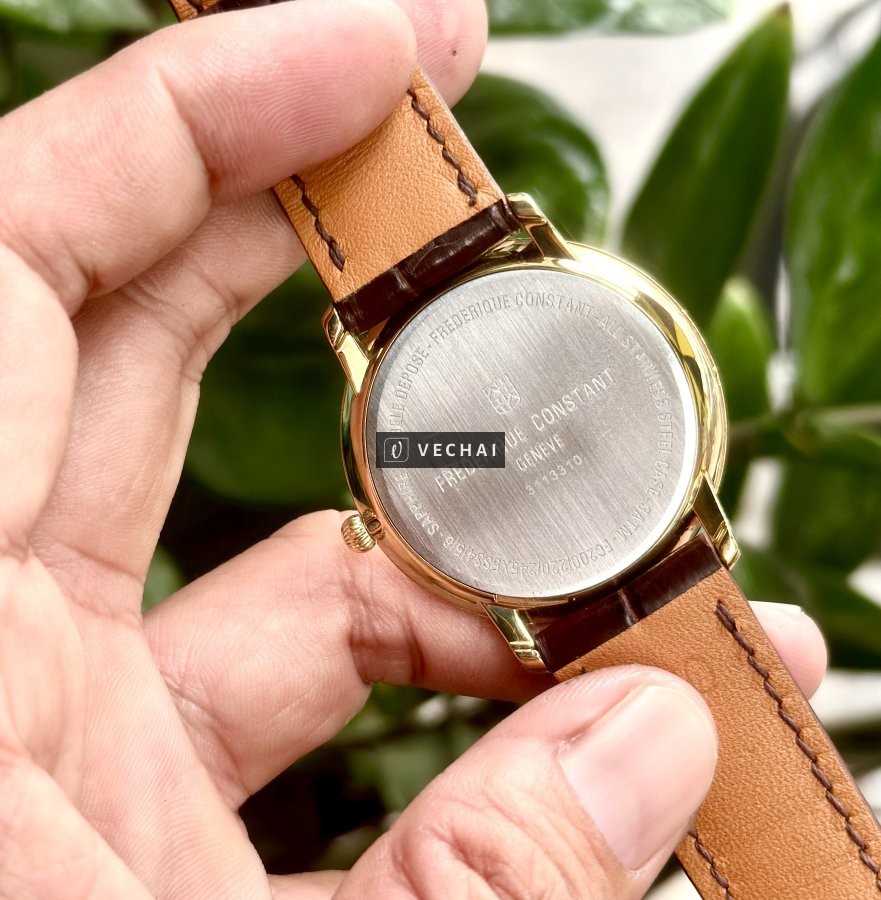 ĐH Nam Frederique Constant FC-245M5S5 Classic Slimline Gold – Size 39mm