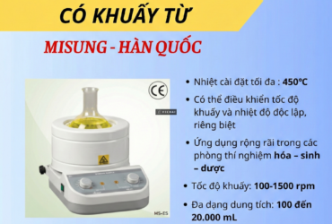 Bếp đun bình cầu có khuấy từ Misung